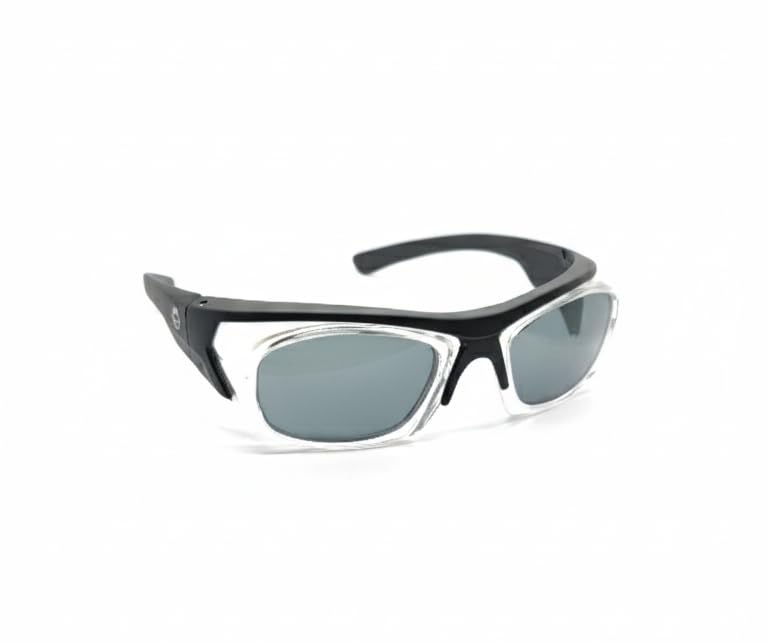 Image of THUNDERSTORM Safety Goggles Eye Protection Anti Pollution Eyewear For Multipurpose Riding Motorcycle Cycling Scratch Resistant UV Protected Glasses for Men & Women (Matte Black with Smoke Lens)