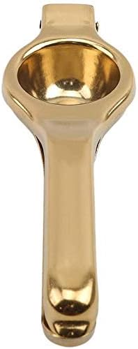 Manual Lemon Juicer Stainless Steel Juicer Press Citrus Handle Lime Squeezer Tool, Gold