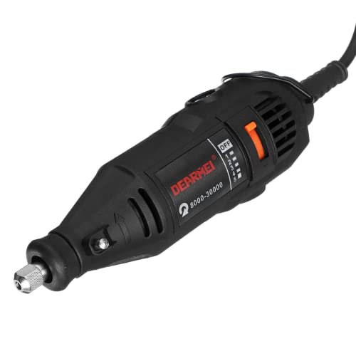 Image of AASONS Mini Die Grinder Rotary Tool Variable Speed | Drilling, Sanding, Buffing, Polishing, Engraving | Dremel Type Electric Compact 130W (Machine with 105pc Accessories)