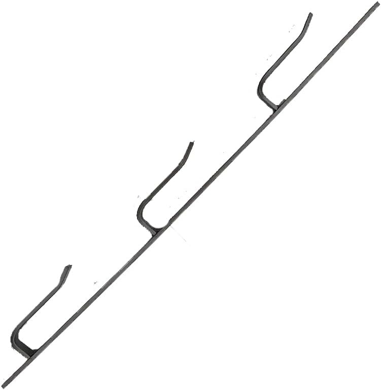 窓囲い金物 十手型 10本入 3段 550mm 2尺 ステンレス ブロンズカラー 窓枠取付け 冬囲い金物 雪 風 雨 保護 アミD