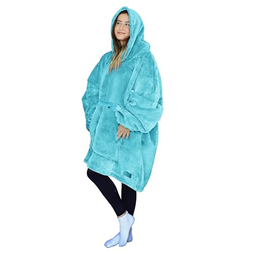 Tirrinia Oversized Sherpa Wearable Blanket Hoodie
