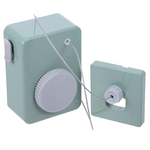 FONDOTIN Retractable Clothesline Heavy Duty Wall Mounted Indoor Outdoor Laundry Drying Rack Adjustable Portable Clothes Line with Discreet Design for Travel Camping and Small Spaces