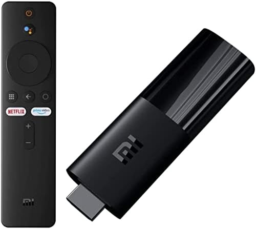 Xiaomi Mi TV stick with Bluetooth remote control , Google Assistant, Netflix + Prime Video speed selection button(Android TV 9.0 with Google Playstore,Smart Cast, Dolby and DTS Surround Sound, WiFi)