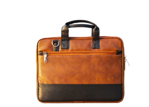 CRAYTON Office Laptop or Messenger Vegan Leather Executive Bag