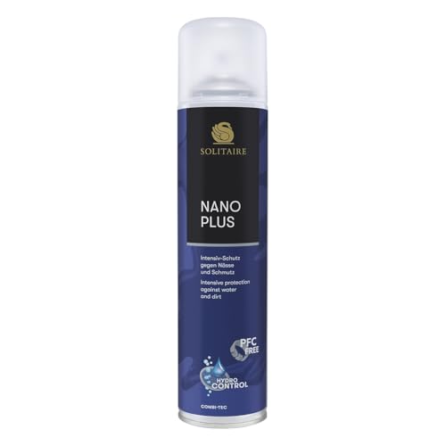 SOLITAIRE Nano Plus Imprägnierspray 400ml - Premium Schutz für Leder, Textilien & Zelte, Wasser- und Schmutzabweisend, Ideal für Schuhe, Taschen, Kleidung & Outdoor-Aktivitäten SOLITAIRE Nano Plus Imprägnierspray 400ml - Premium Schutz für Leder, Textilien & Zelte, Wasser- und Schmutzabweisend, Ideal für Schuhe, Taschen, Kleidung & Outdoor-Aktivitäten