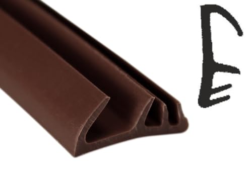 SN-TEC Holzfensterdichtung/Renovierungsdichtung/Fenstergummi SD 2483 für 2,5 bis 5,5 mm Nut für Holz Fenster, Farbe: Braun (5 Meter) SN-TEC Holzfensterdichtung/Renovierungsdichtung/Fenstergummi SD 2483 für 2,5 bis 5,5 mm Nut für Holz Fenster, Farbe: Braun (5 Meter)