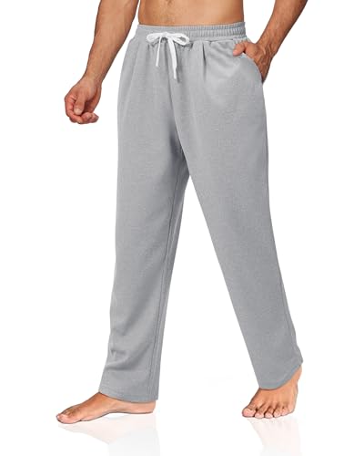 Alimens & Gentle Men's Sweatpants with Deep Pockets Athletic Lightweight Stretch Joggers Baggy Causal Pants Workout Gym Yoga3