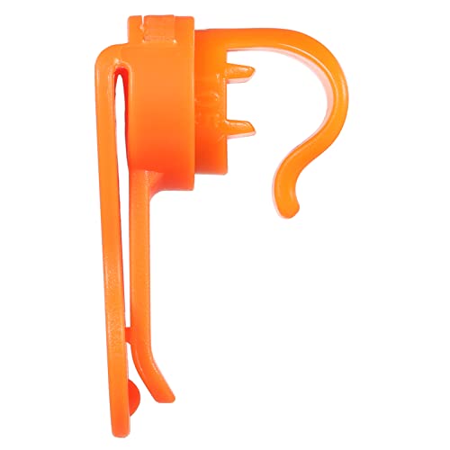 Fuchooky Suporte de mangueira de hidratação magnética para alça de ombro de mochila ou molle 360 ° rotativo adapta-se à maioria das bexigas de água múltiplas cores (laranja)