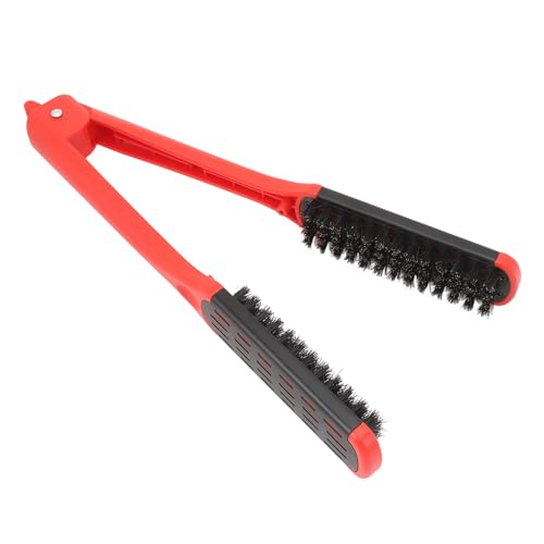 Cepillo alisador para cabello color rojo miniatura 6