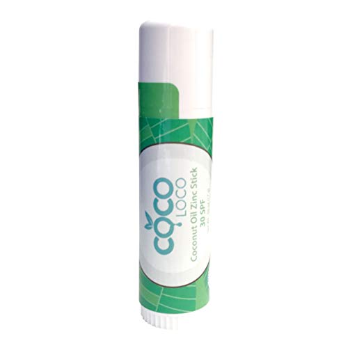 Coco Loco Mineral Zinc Sun Stick SPF 30 | Reef Safe, Hydrating Sun Protection with Organic Calendula | Made in the USA (0.6 oz)