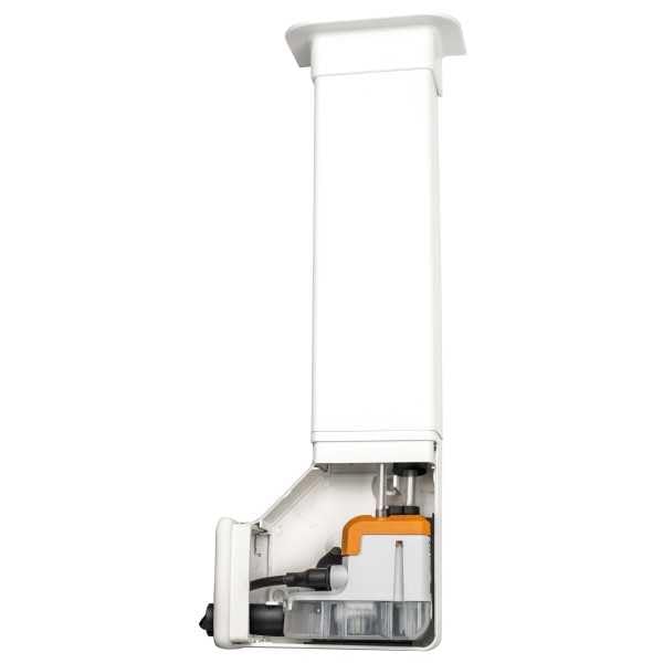 Kit pompe goulotte Sauermann Delta Pack 80x60 RAL9003 (blanc)