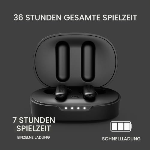 Urbanista Copenhagen 2 Kabellose Bluetooth Kopfhörer in-Ear, True Wireless Earbuds mit 4 ENC Mikros, 36 Std. Laufzeit, Tiefer Bass… – Ansicht 3