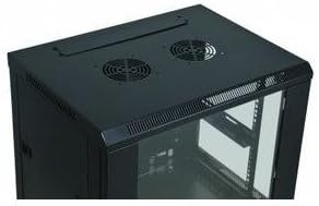 Intellinet Network Cabinet, Wall Mount (Standard), 6U, 300 mm Deep, Black, Assembled, Max 60 kg, Metal & Glass Door, Back Panel, Removeable Sides, Suitable also for use on a desk or floor, 10 Inch