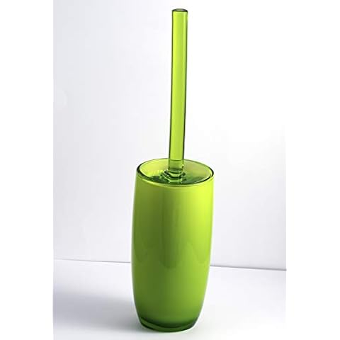 Tatkraft Repose Toilettenbürstenhalter aus bruchsicherem Acryl, Premium Modern Design Cover