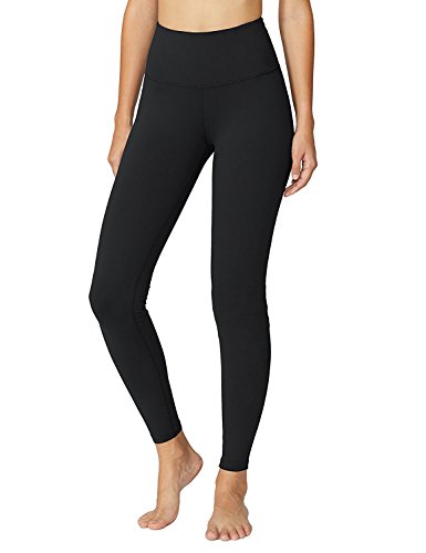 Kipro Damen-Yoga-Leggings, hohe Taille, Workout-Hose, Laufen, Sport - Schwarz - 36-38 Cover