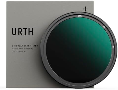 Urth 62mm ND64-1000 Variable ND Lens Filter (Plus+) — 6-10 Stop Range, Ultra-Slim 20-Layer Nano-Coated Neutral Density Filter for Cameras