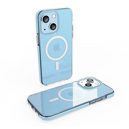 Image of Vaku Luxos Guard MagPro for iPhone 14 Cover Case, 10 Feet Drop Protection, Shockproof, Scratch Resistant, Slim, Thin Compatible with MagSafe iPhone 14 Back Cover - Sierra Blue