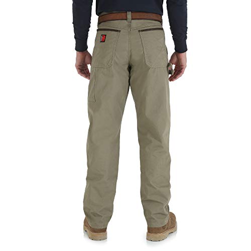 Wrangler Riggs Workwear Men's Ripstop Carpenter Jean,Bark,36x32