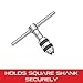 Starrett T-Handle Tap Wrench - Ideal for Holding Taps, Drills, Reamers and Small Tools - 1/4-1/2