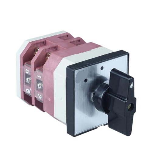 Inverseur positive LW12-16 commutateur à came biposition 16A triphasé pour commande de moteur