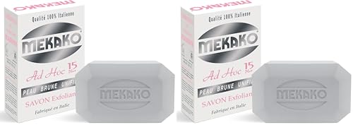 Mekako Carotte Savon Exfoliant - 200 g (Lot de 2)