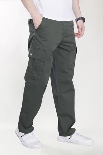 Image of DIVISIVE Men's Loose Baggy Fit Cotton Cargo Pants