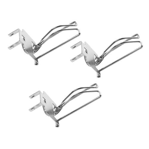 EXQUIMEUBLE 3個 レジ用頑丈属製マネークリップ 現トレイ固定交換クリップ キャッシュドロワー用現収納整理補助器具