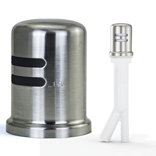 Startbuymore Espacio de aire para lavavajillas para prevención de reflujo con tapa de ventilación con faldón, diseñado para fontanería estándar de fregadero y materiales resistentes de larga duración