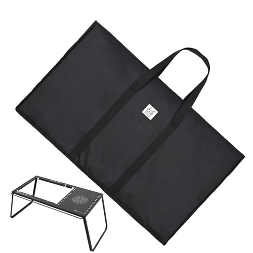 Mesa plegable de camping, con de transporte de metal, ligera, mesa de picnic al aire libre para cocinar, para pesca, viajes, cocina, barbacoa, comedor, , picnic, senderismo, mochilero