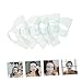PartyKindom 5pcs Reusable Silicone Face Mask Cover Ear Hook Style High Elasticity for Sheet Masks Locks Moisture Snug Fit for All Face Shapes
