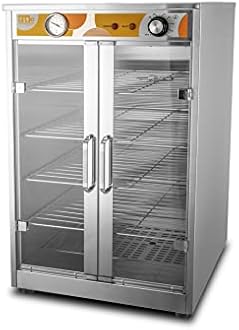 5-Shelf Electric Catering Hot Box Food Warmer Accommodating up to (10) 15" Pizza Boxes, Countertop Heated Holding Cabinet for Pretzels, Warming Machine for Home Commercial Use, 120V 600W