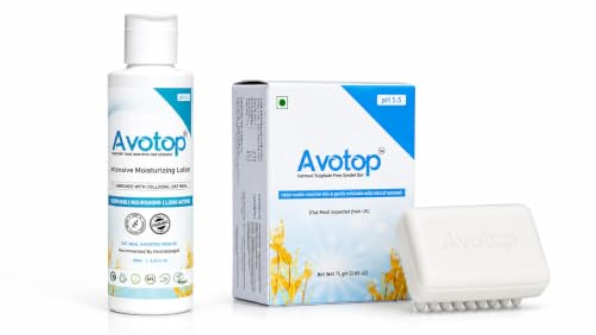 Oatmeal Sulfate Free Syndet Bar & Intense Moisturizing Lotion Combo