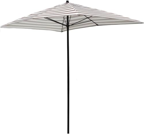 Parasol de plage 2m CLSDRZC à rayures pour table de jardin et terrasse de patio