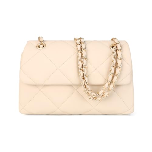 Image of Gladdon Quilted Crossbody Purses for Women Small Ladies Shoulder Bags with Chain Trendy Clutch Purse Cute Designer Bag