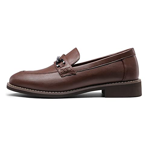 Bruno Marc Womens Sbls2304W Slip On Fashion Dress Driving Loafers, Brown, Size 8 #TOP1