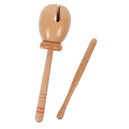 Milisten 1Juego Instrumentos Musicales De Percusión De Madera para Conjunto De Educativos Estimulador del Desarrollo Musical y Sensorial Incluye