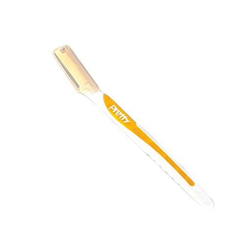 JYtop 2019 New 3 Lady Face & Eyebrow Shaver Trimmer Shaper Shaver Hair Removal Cosmetics Tool Shaver Shaper, Hair Remover/Bikini Blades (Yellow)