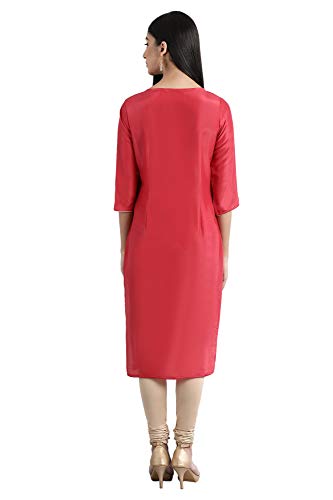 Image of Aurelia Women's Polyester Straight Kurta