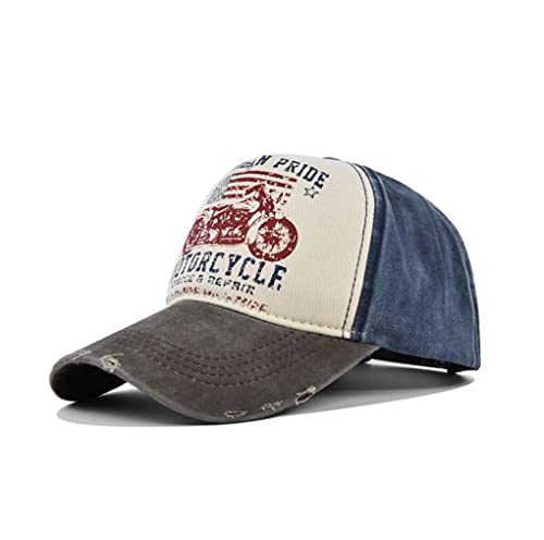 XibeiTrade Retro America Gorra de béisbol de algodón Vintage Mujeres Hombres Casual Deportes Al Aire Libre Sombrero
