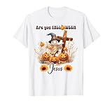 Fall for Jesus are You Fall-O-Ween Jesus Christian Faith Graphic Tee Fall Tee Familie Halloween Tee Jesus Tee Christliches Geschenk Tee Herbst Tee Thanksgiving Geschenk Tee Herbstsaison, Halloween-Kostüm.