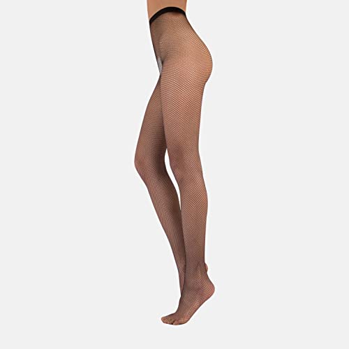 CALZITALY Fishnet Tights with Back Seam, Seamed Fishnet Pantyhose, Italian Hosiery2
