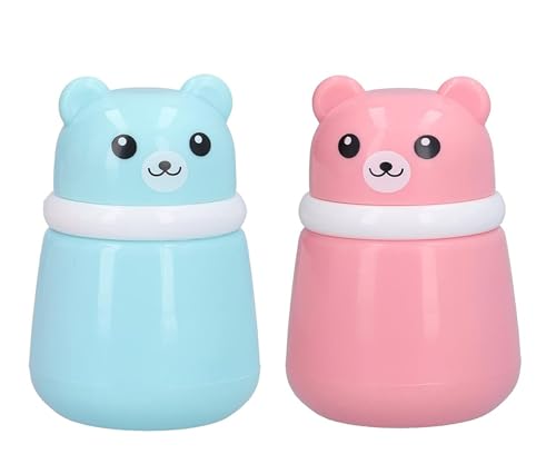 Image of Baby Pack Of 2 Skin Care Powder Talcum Puff Case Cum Container Box Reusable Refillable for Toddlers Kids and Infants for BPA Free (PATTERN 106)