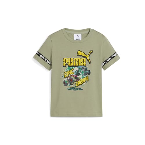 PUMA Unisex-Child Hot Wheels Graphic TEE, Lux Army AH25, 5 - image 1