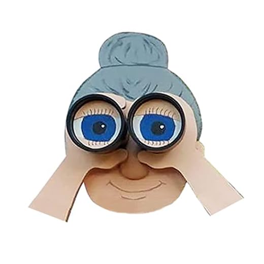 Beito 2 st kikarstaket dekoration rolig söt trädgårdsskylt gård konst illustration gåva tjuvkikad gammal dam gammal man man