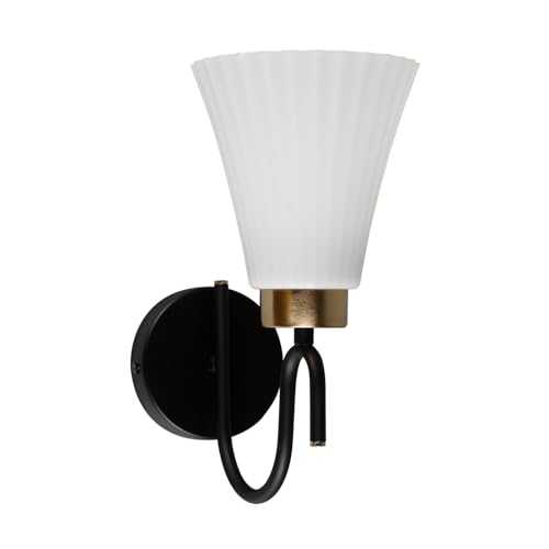 Image of Havells Aura Indoor Wall Light | Durable Frame and Ambient Glow Diffuser | B22 Holder Compatible | Elegant Lighting for Bedrooms, Living Rooms & Hallways
