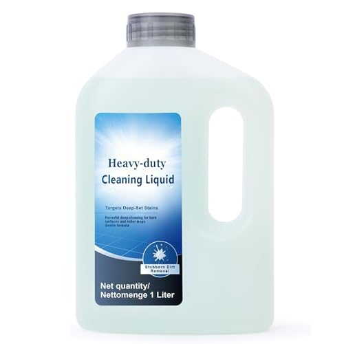 FMGDJJK 1000ml Cleaning Solution For Robot Vacuum Cleaners | Compatible With ECOVACS DEEBOT X11 Omni/X11 OmniCyclone/X11 Pro Omni | Fresh Scent | Sweeper | Floor Cleaner(1PCS)