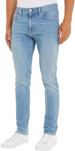 Tommy Hilfiger Herren Jeans Slim Fit, Blau (Maui Blue), 29W/36L – Ansicht 1