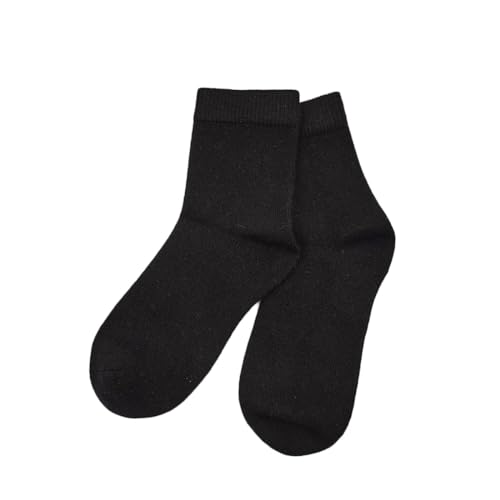 Pure Cashmere Women Men Unisex Ankle Short Causal Thick Socks, Smooth Toes and Heel Sewed by Handwork