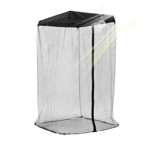 Housse pour Balançoire Extérieur - Protection Solaire, Respirante, Maille Fine | Store pour Balancelle de Porche Moustiquaire Extérieure,pour Voyage...