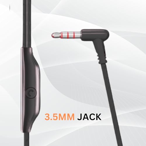 Image of LouudPro Wired in-Ear Earphones with HD Mic, Black